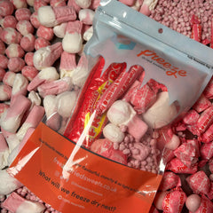 Mystery Pink Mix 125g - Freeze Dried Sweets