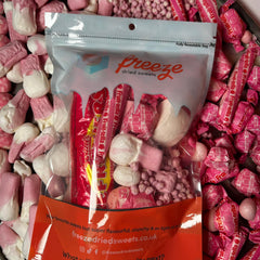 Mystery Pink Mix 125g - Freeze Dried Sweets