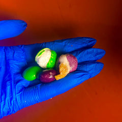 Giant Gooey Fruit Balls  - Freeze Dried Sweets - Vegan, Vegetarian & Halal