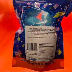 Sugared Foam Raspberries - Freeze Dried Sweets