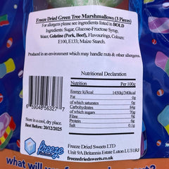 Green Tree Marshmallows  - Freeze Dried Sweets | Gluten Free