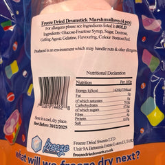 Drumstick Marshmallows  - Freeze Dried Sweets