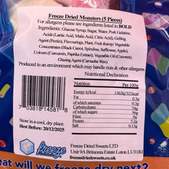 Monsters - Freeze Dried Sweets