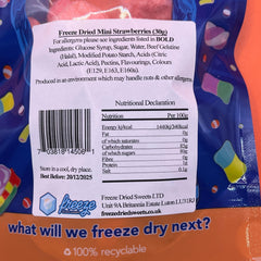 Mini Strawberries - Freeze Dried Sweets - Halal