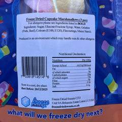 Cupcake Marshmallows  - Freeze Dried Sweets