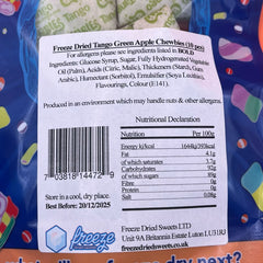 Tango Green Apple Chewbies - Freeze Dried Sweets