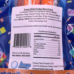 Fudge Bars - Freeze Dried Sweets - Vegetarian