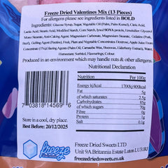Valentines Treats Mix !3 Pieces - Freeze Dried Sweets
