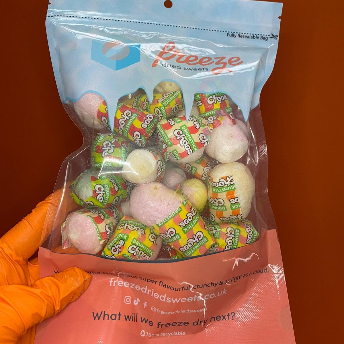 Drumstick Choos (Multiple Flavours) Freeze Dried Sweets Vegetarian