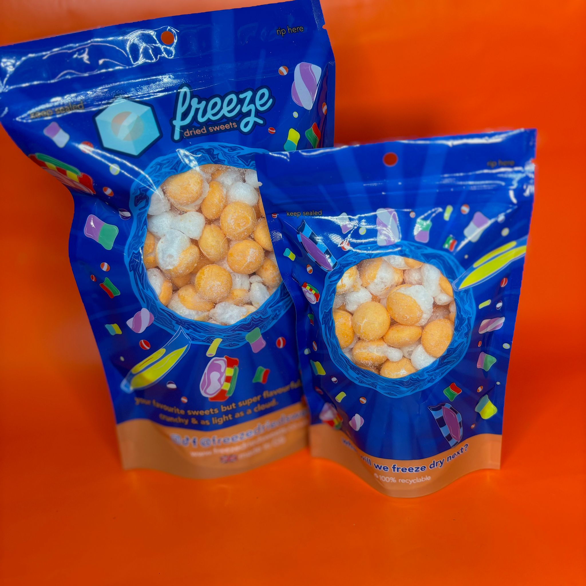 Fanta Orange Mentos  - Freeze Dried Sweets