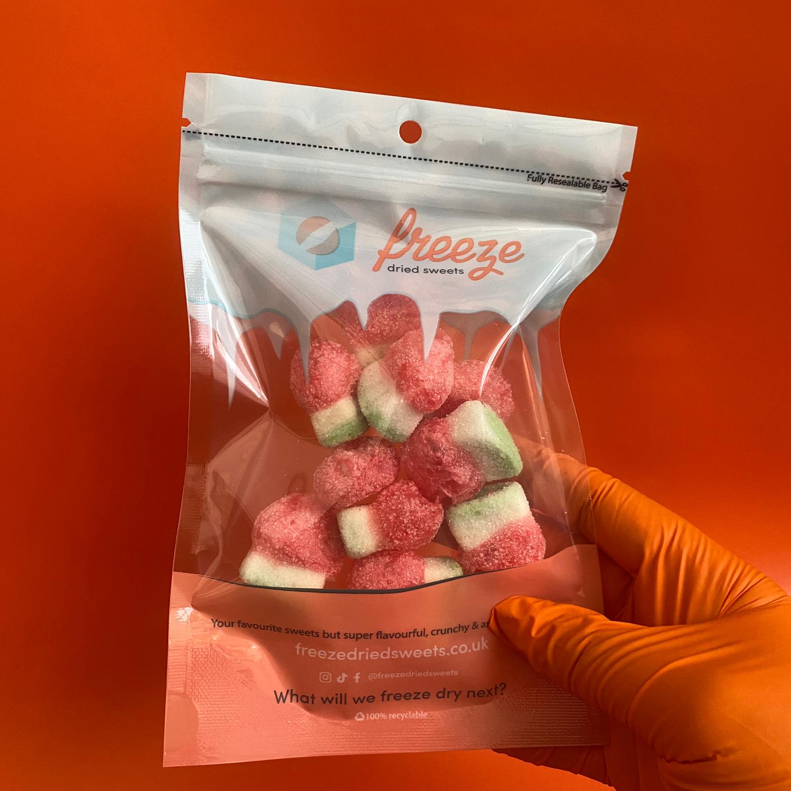 Mini Watermelon Slices - Freeze Dried Sweets