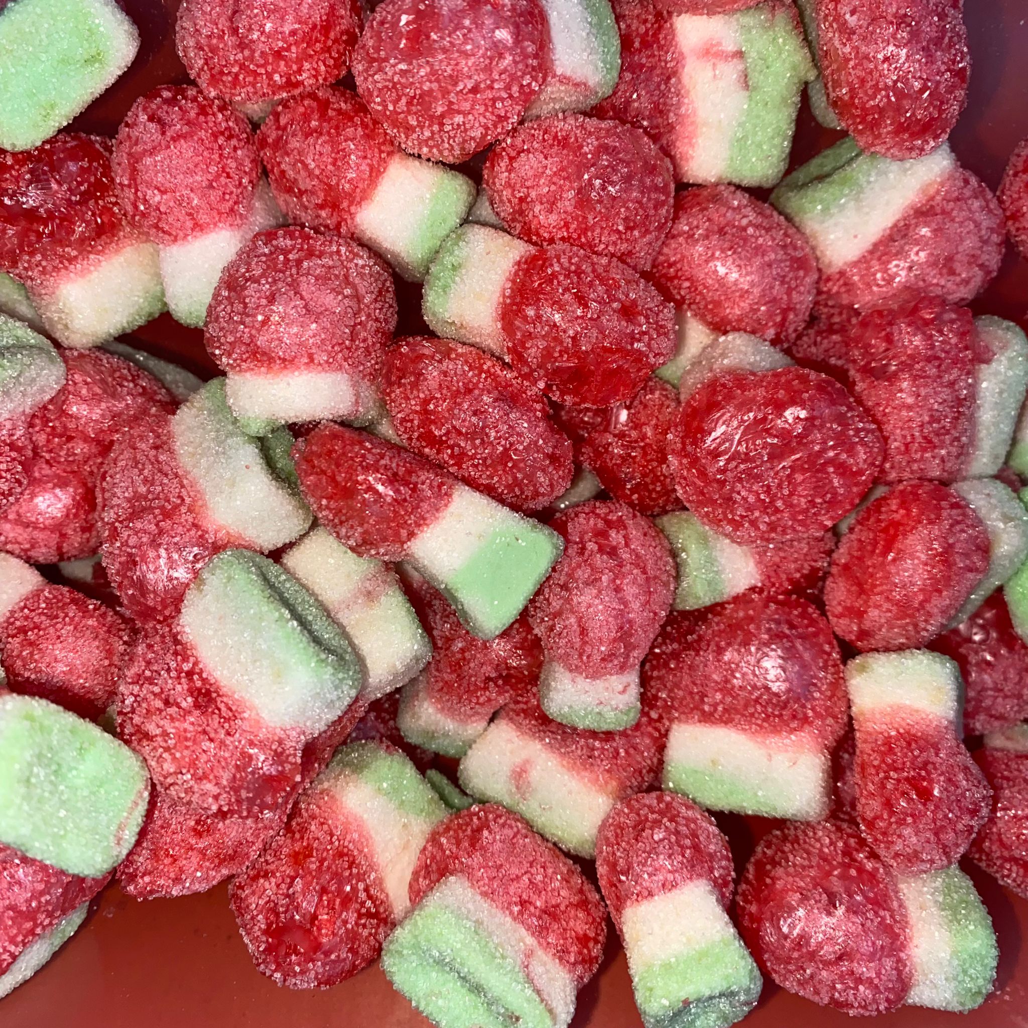 Mini Watermelon Slices - Freeze Dried Sweets