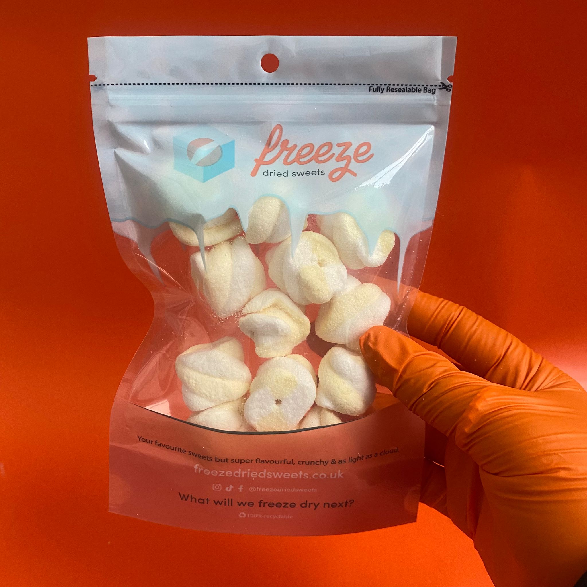 Popcorn Marshmallows  - Freeze Dried Sweets - Dairy Free and Gluten Free