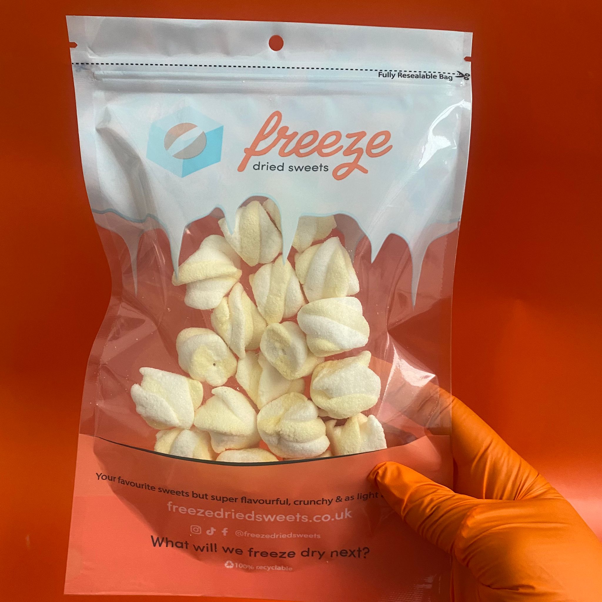 Popcorn Marshmallows  - Freeze Dried Sweets - Dairy Free and Gluten Free