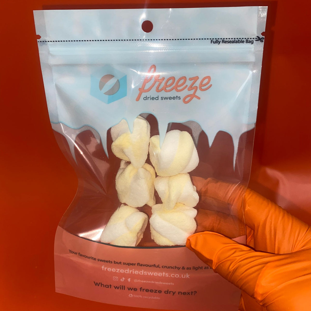 Popcorn Marshmallows  - Freeze Dried Sweets - Dairy Free and Gluten Free