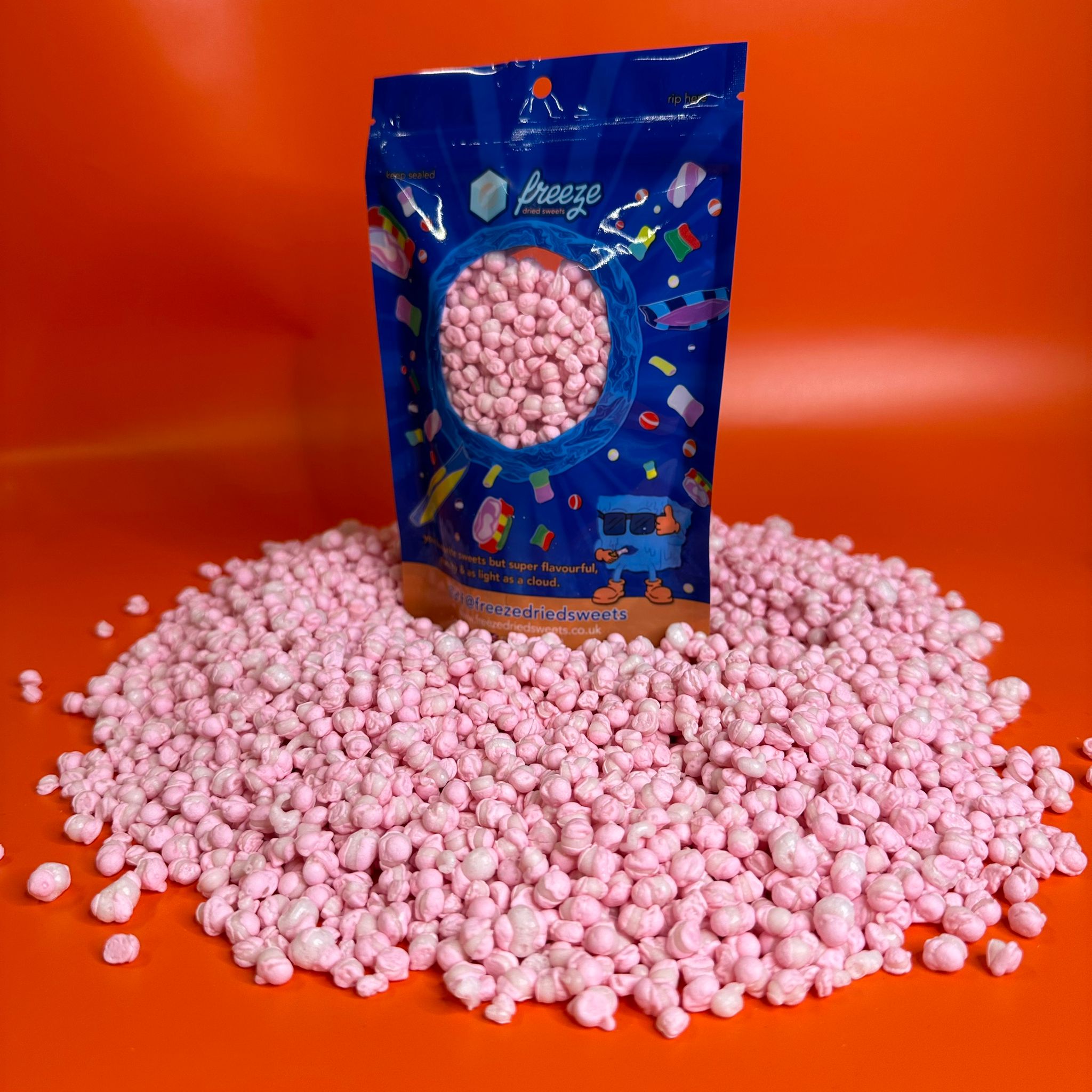 Raspberry Infinions  - Freeze Dried Sweets