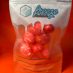 Red Paint Balls  - Freeze Dried Sweets