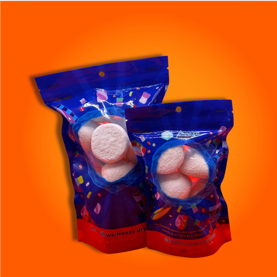 White Paint Balls - Freeze Dried Sweets