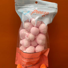 Chewits Strawberry Juicy Bites (Jelly filled Bon Bons) - Freeze Dried Sweets - Vegetarian, Halal, Vegan, Gluten & Dairy Free
