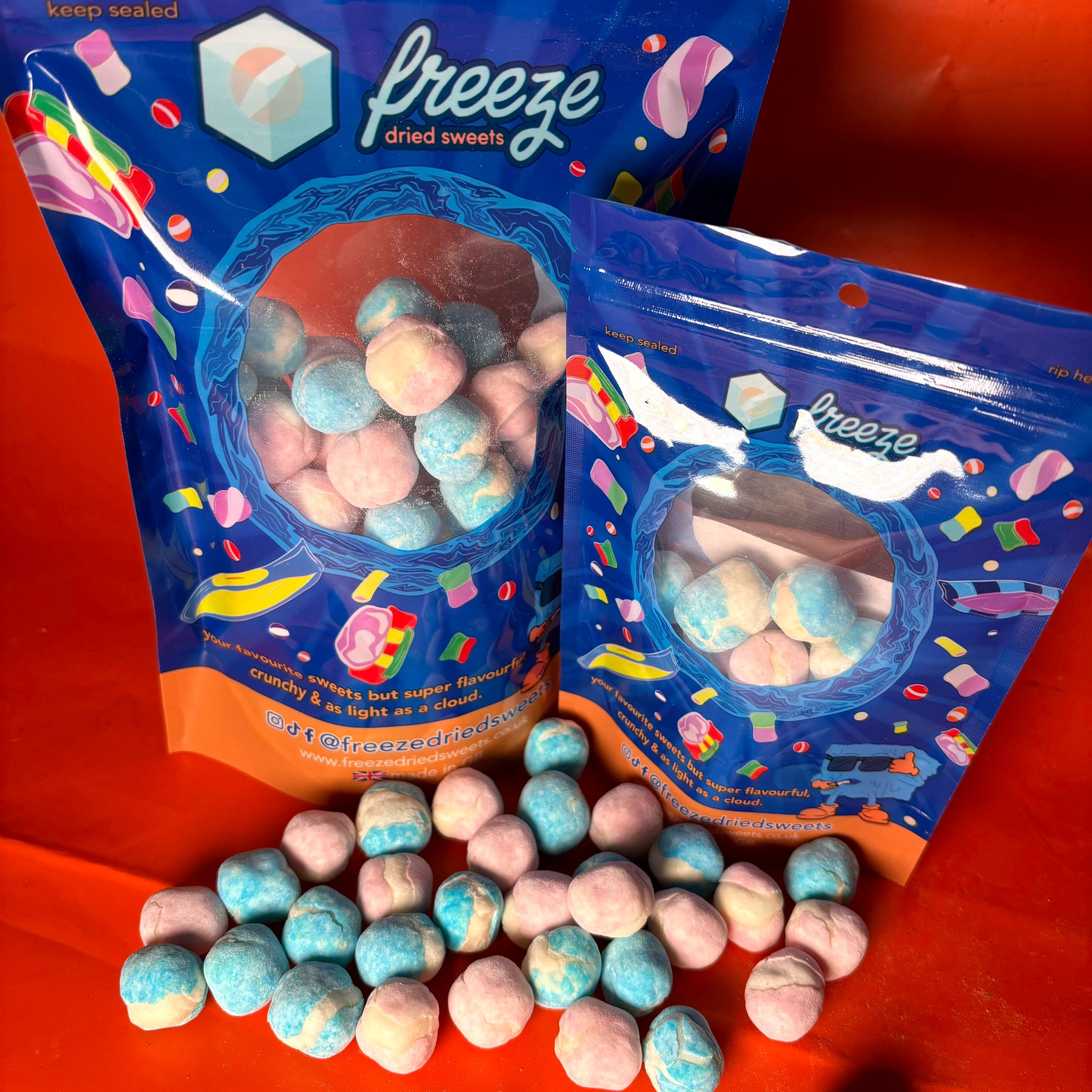 Bon Bons Bubblegum - Freeze Dried Sweets - Vegetarian & Halal