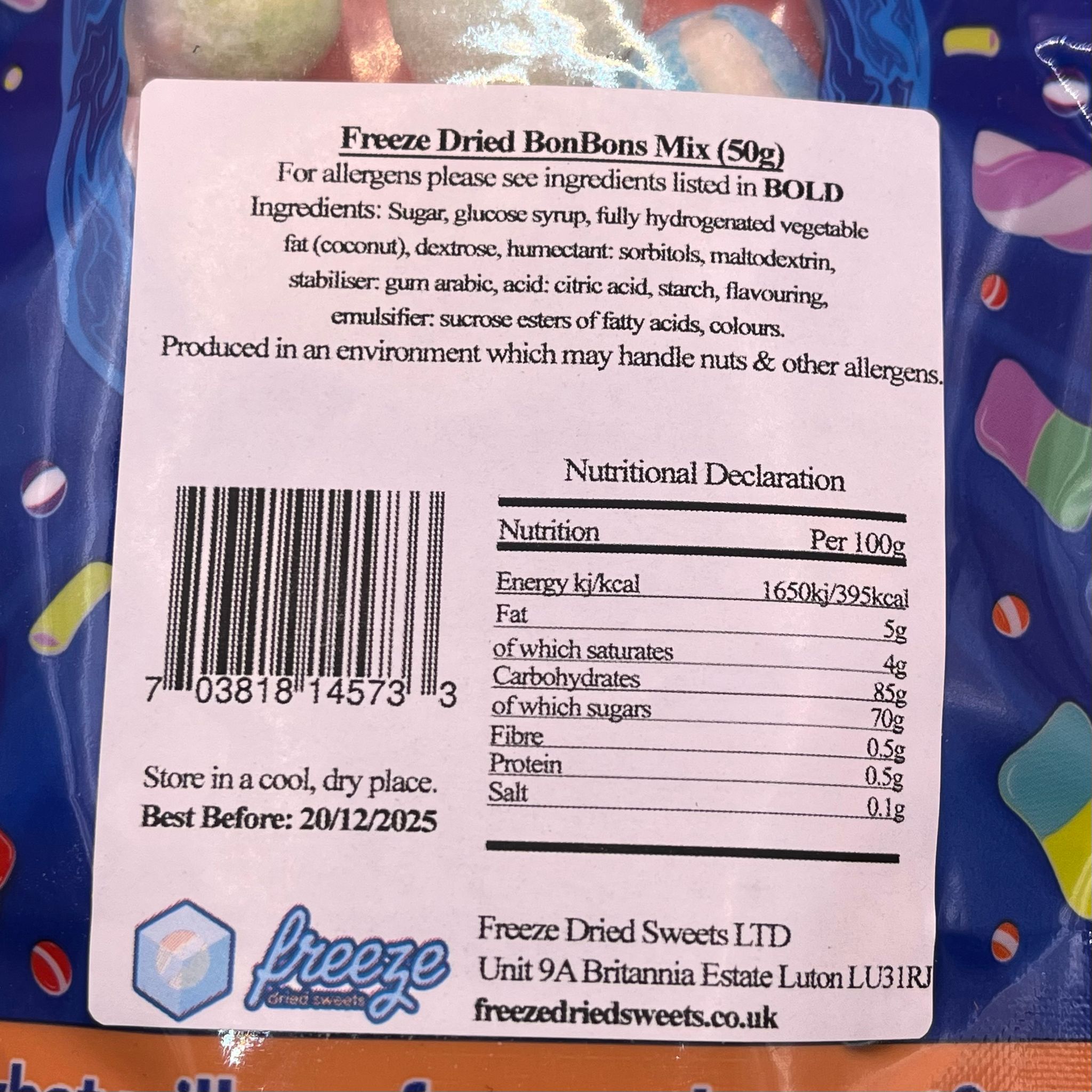 Bon Bons Mix - Freeze Dried Sweets