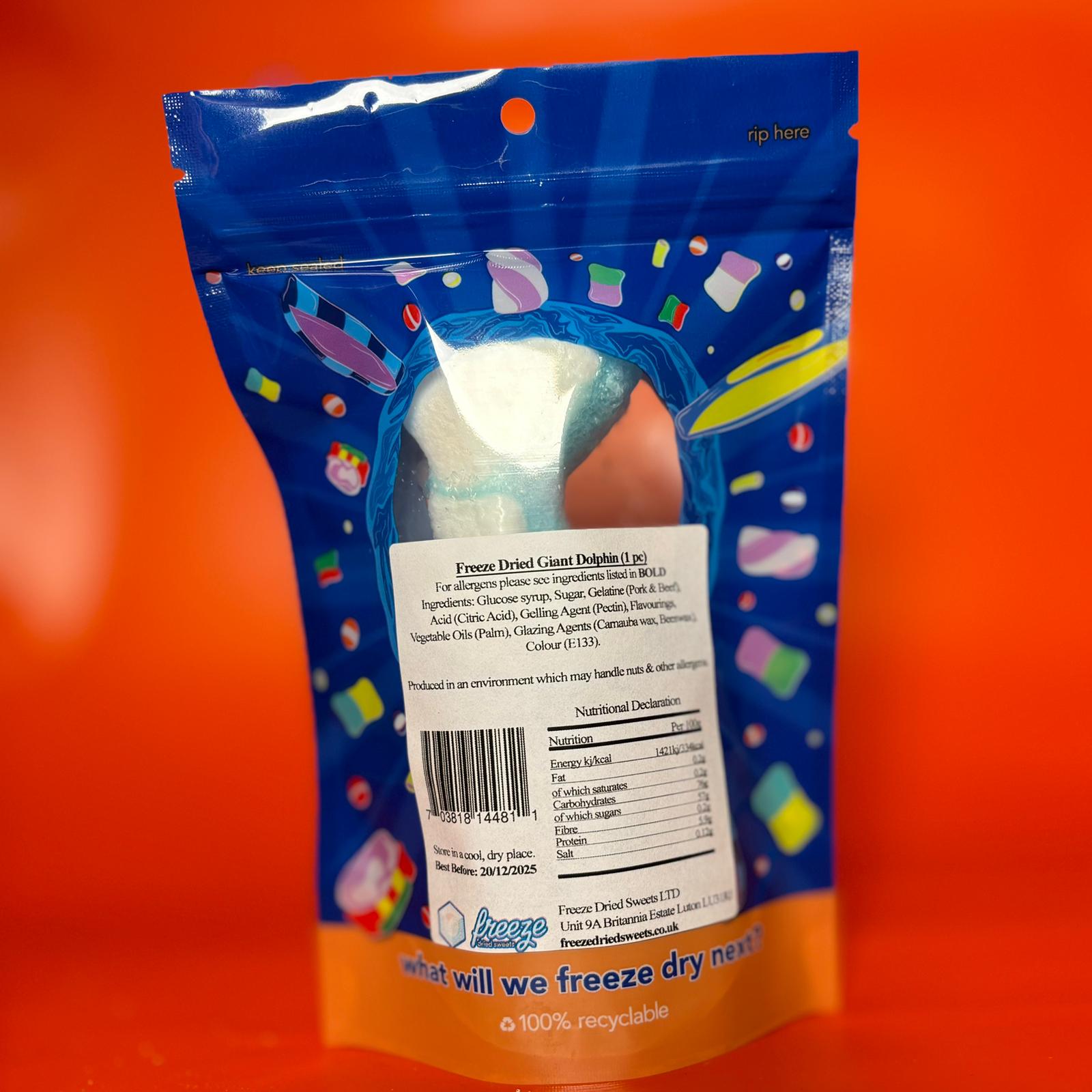 Giant Dolphin - Freeze Dried Sweets