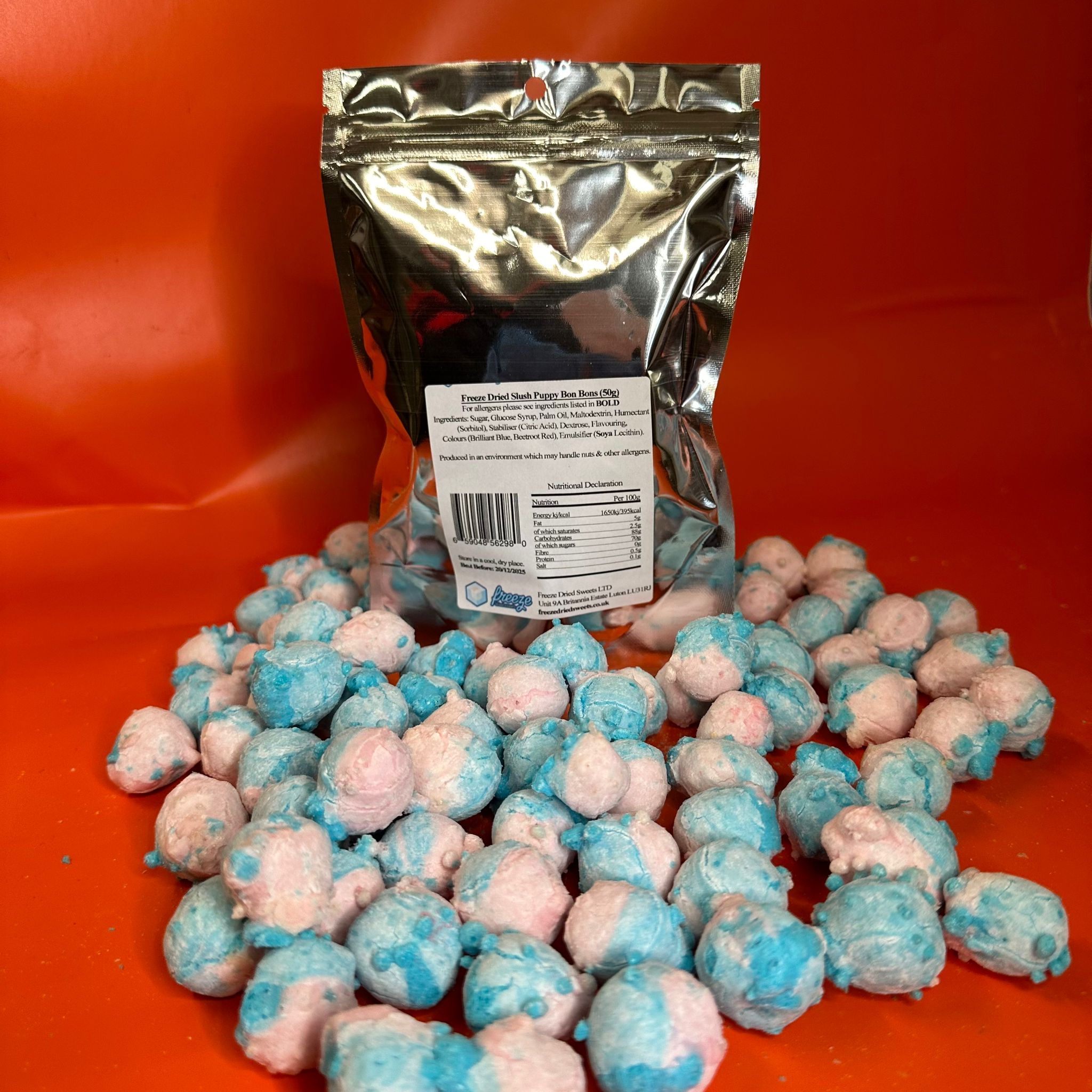 Slush Puppy Bon Bons - Freeze Dried Sweets