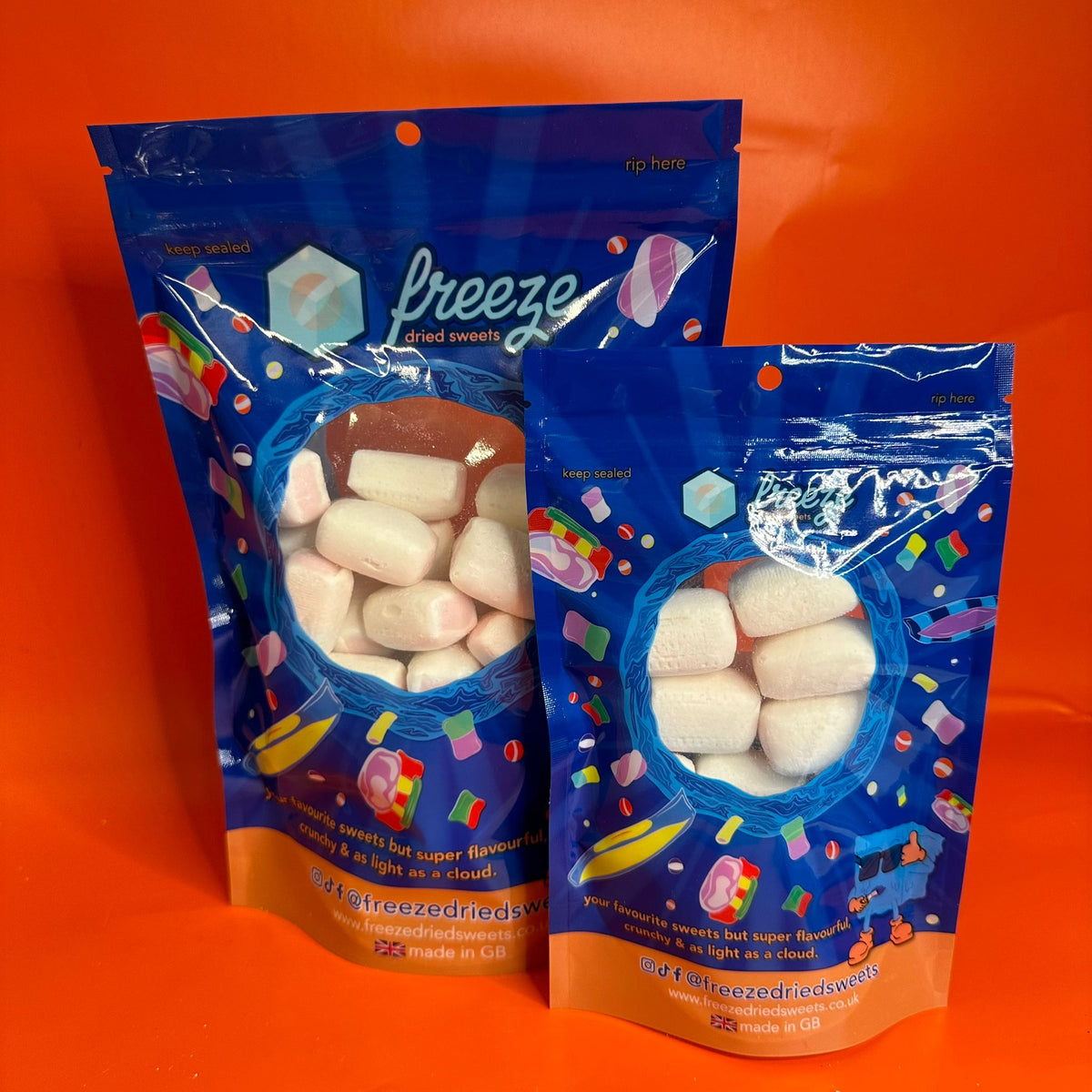 Bye Chews Strawberry - Freeze Dried Sweets | Gluten-Free