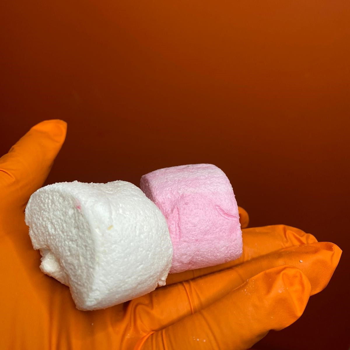 Pink and White Marshmallows  - Freeze Dried Sweets